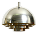 Mid Century ceiling lamp by the Vereinigte Werkstätten silver-plated