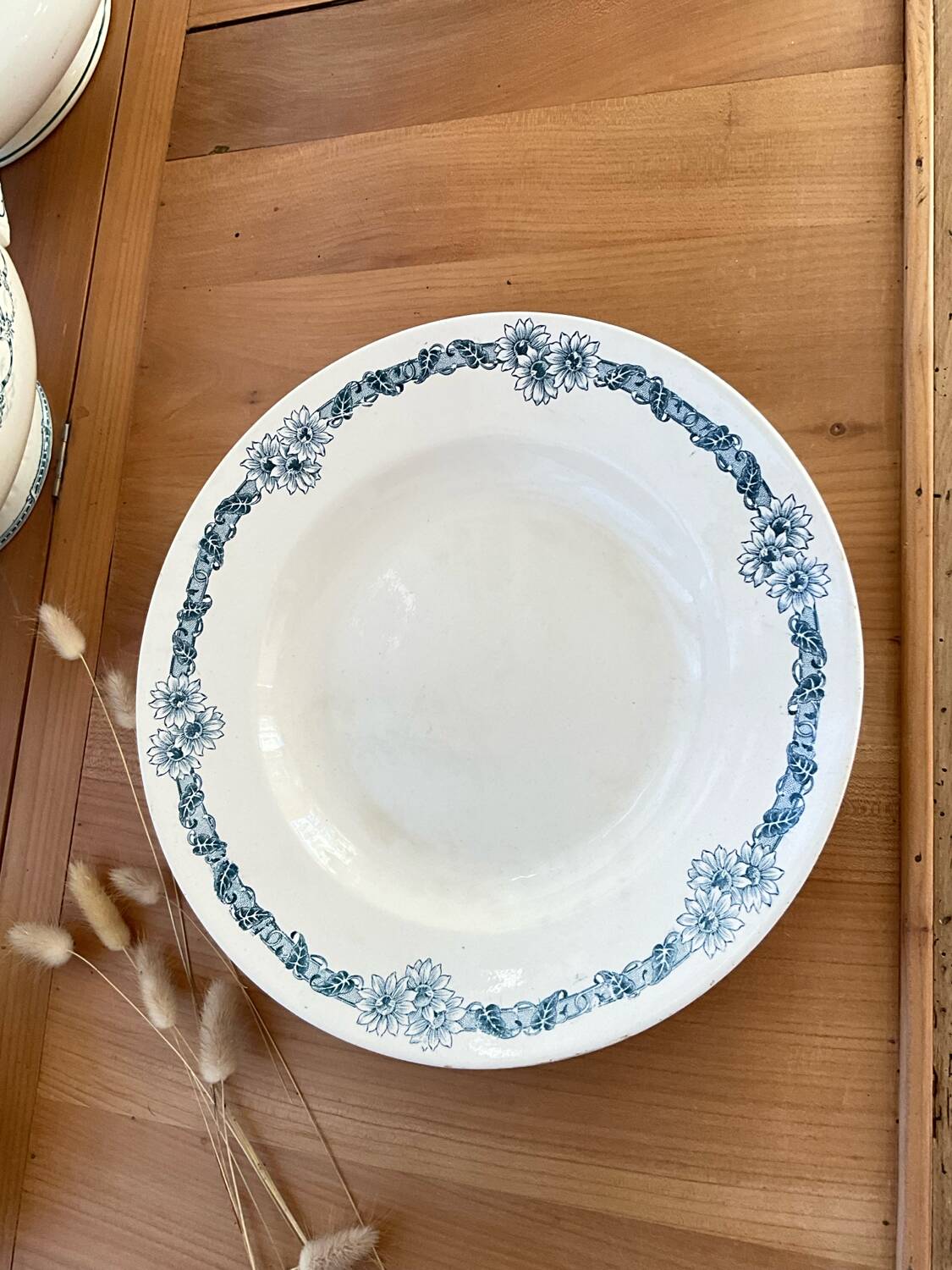 2 plats porcelaine de longchamp