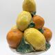 Majolica centrepiece – "Citrus Basket", Italy 1960s