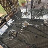 Ceiling light with glass paste globe