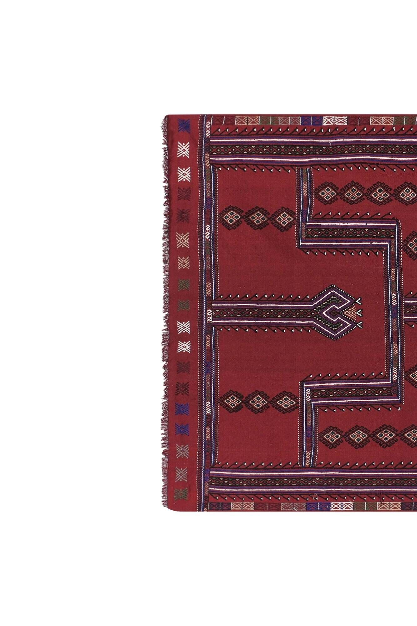 Vintage Turkish kilim, handwoven, 144x240 cm.
