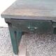 Établi industriel d'atelier 4m ancien
