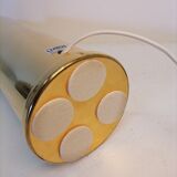 Scandinavian lamp Luxus in gilded glass 1970