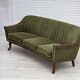 1970s, Norwegian vintage 3-seater sofa, teak wood.