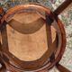 Former top stool of vintage bar Fischel in charcoal beech turned