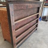 Wall dresser shelf for rustic wooden collection plates (fir and oak)