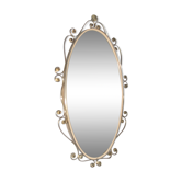 Ancien miroir en laiton 70 x 41 cm