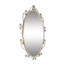 Old brass mirror 70 x 41 cm