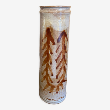 Vase en céramique Volkof 1950s