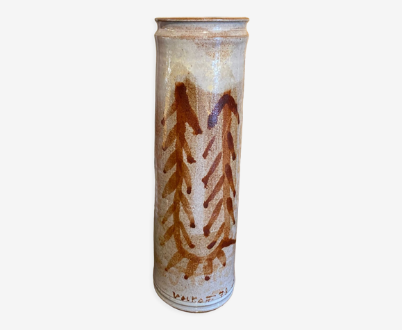 Vase en céramique Volkof 1950s