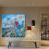 Peinture Le matin des energies - Yvan Philmer