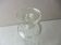 Ancient bohemian crystal carafe, flat coasts décor, from Czechoslovakia
