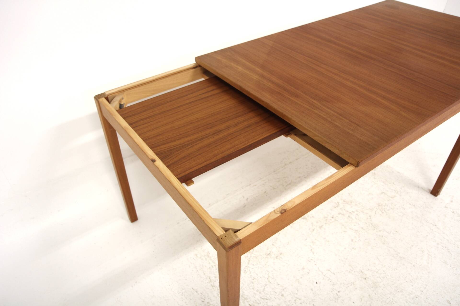 Scandinavian teak dining table, Sweden, 1960s