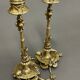 Pair of Art Nouveau Candlesticks (1900)in bronze
