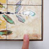 Coffee table with ceramics by Charles Emile Pinson, circa 1958.