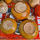 Set of 3 ceramic salad bowls varnished workshop aegitnat de vallauris around 1950