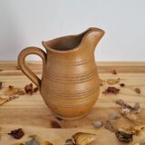 Pair of pitchers carafes vase stoneware