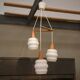 Boomerang chandelier by Louis KALFF for PHILIPS 1950's