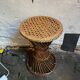 Wicker tam-tam style stool