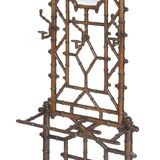 Cast iron coat rack in a bamboo style