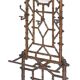 Cast iron coat rack in a bamboo style