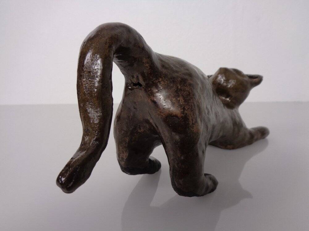 Large ceramic cat, Germany, 1960s