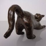 Large ceramic cat, Germany, 1960s