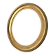 Large antique oval frame gilded wood 46  cm x 40 cm