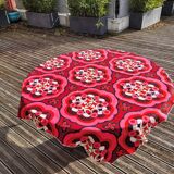 Nappe 137x130cm en tissu imprimé vintage