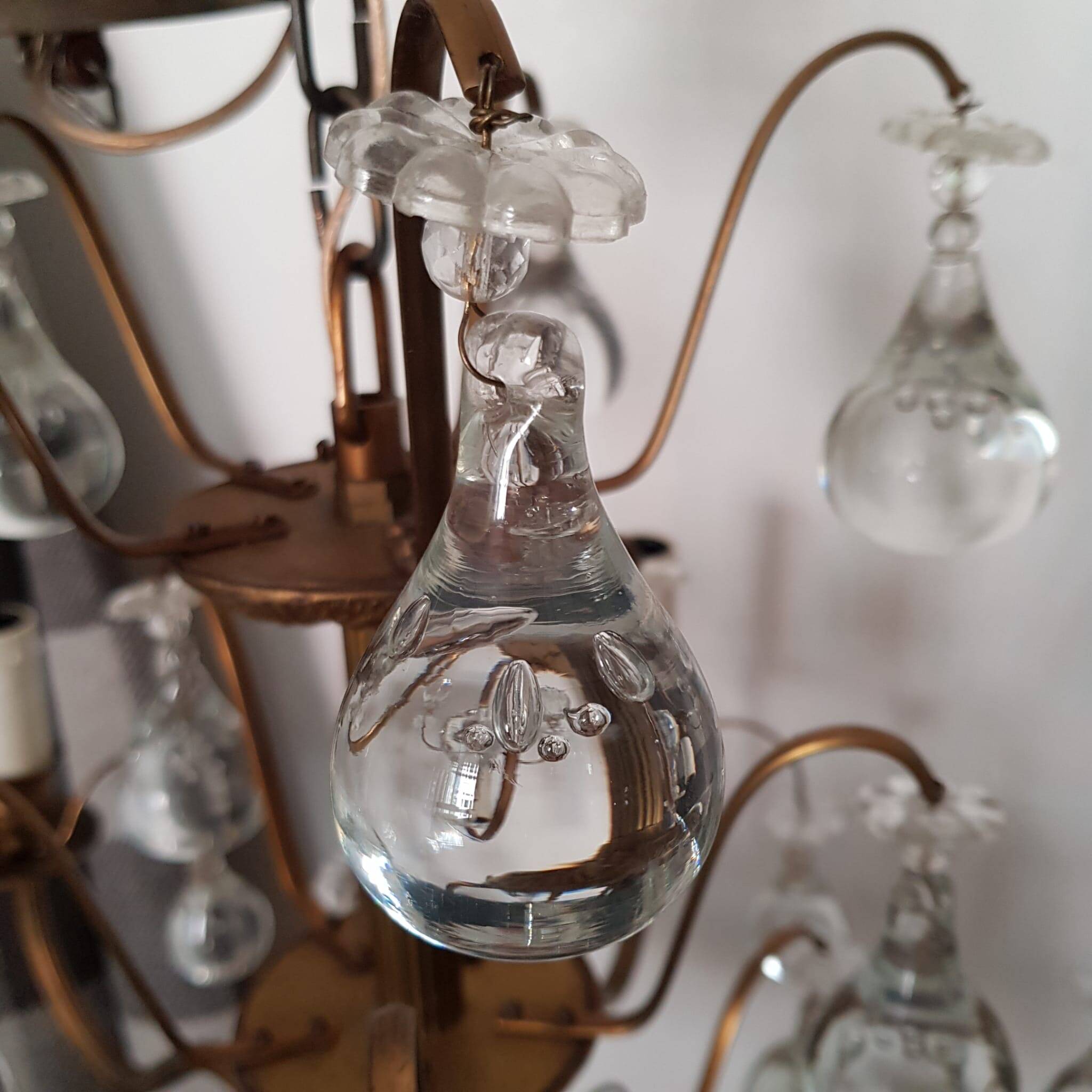 Swedish Orrefors Chandelier 1940's