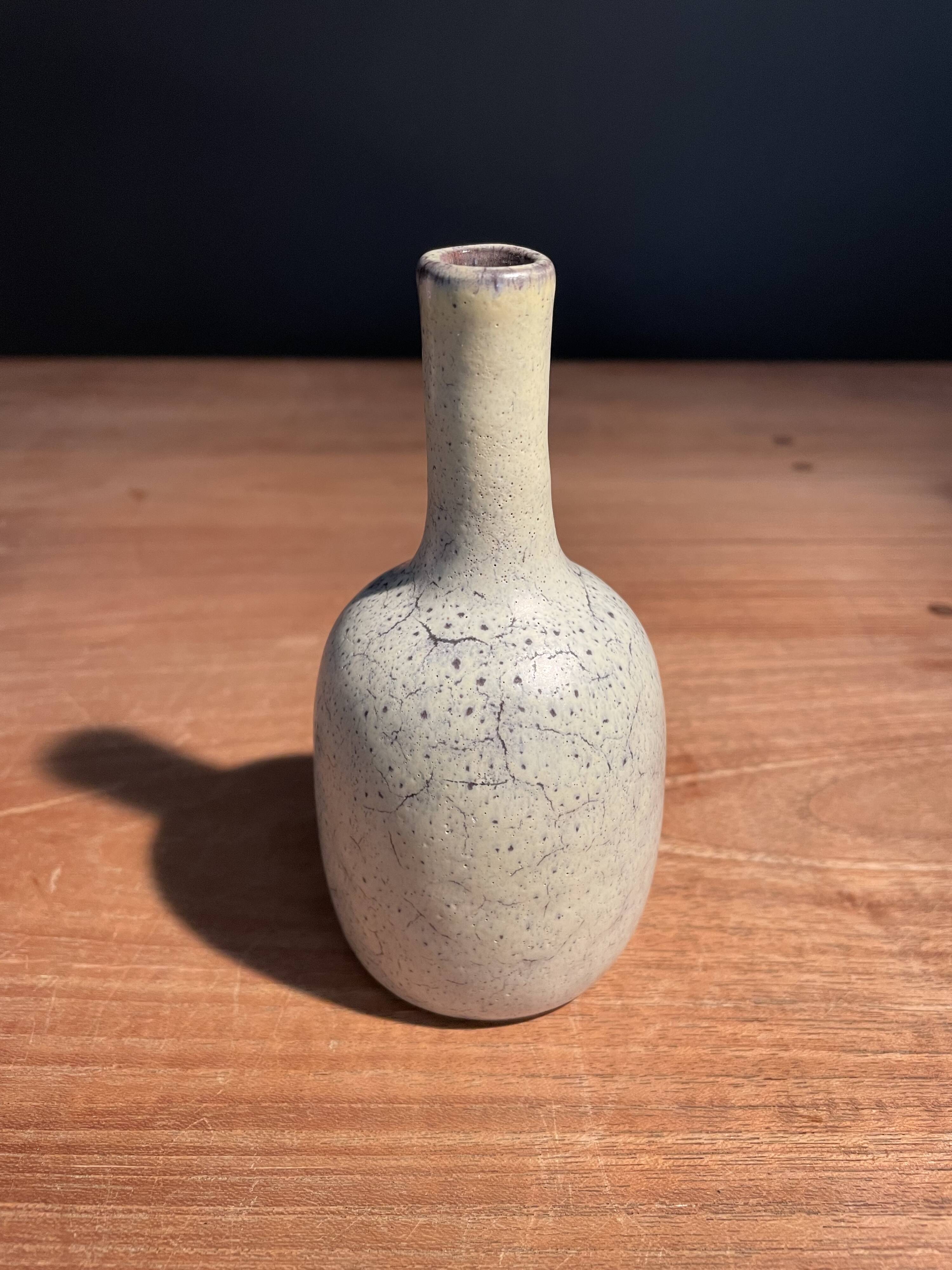 Small Vallauris vase with thin neck