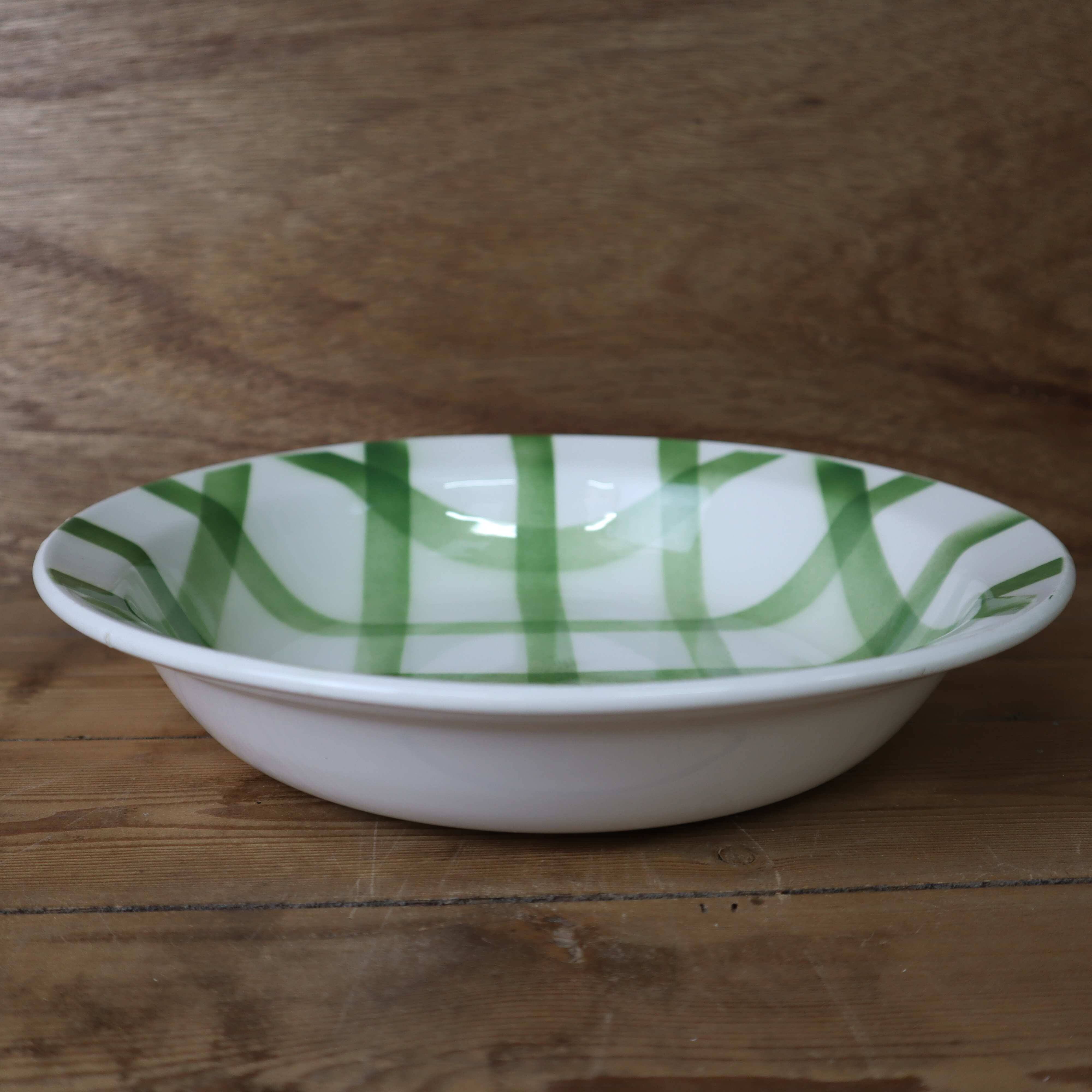 Saladier Moulin Des Loups modèle "Nappe" vert
