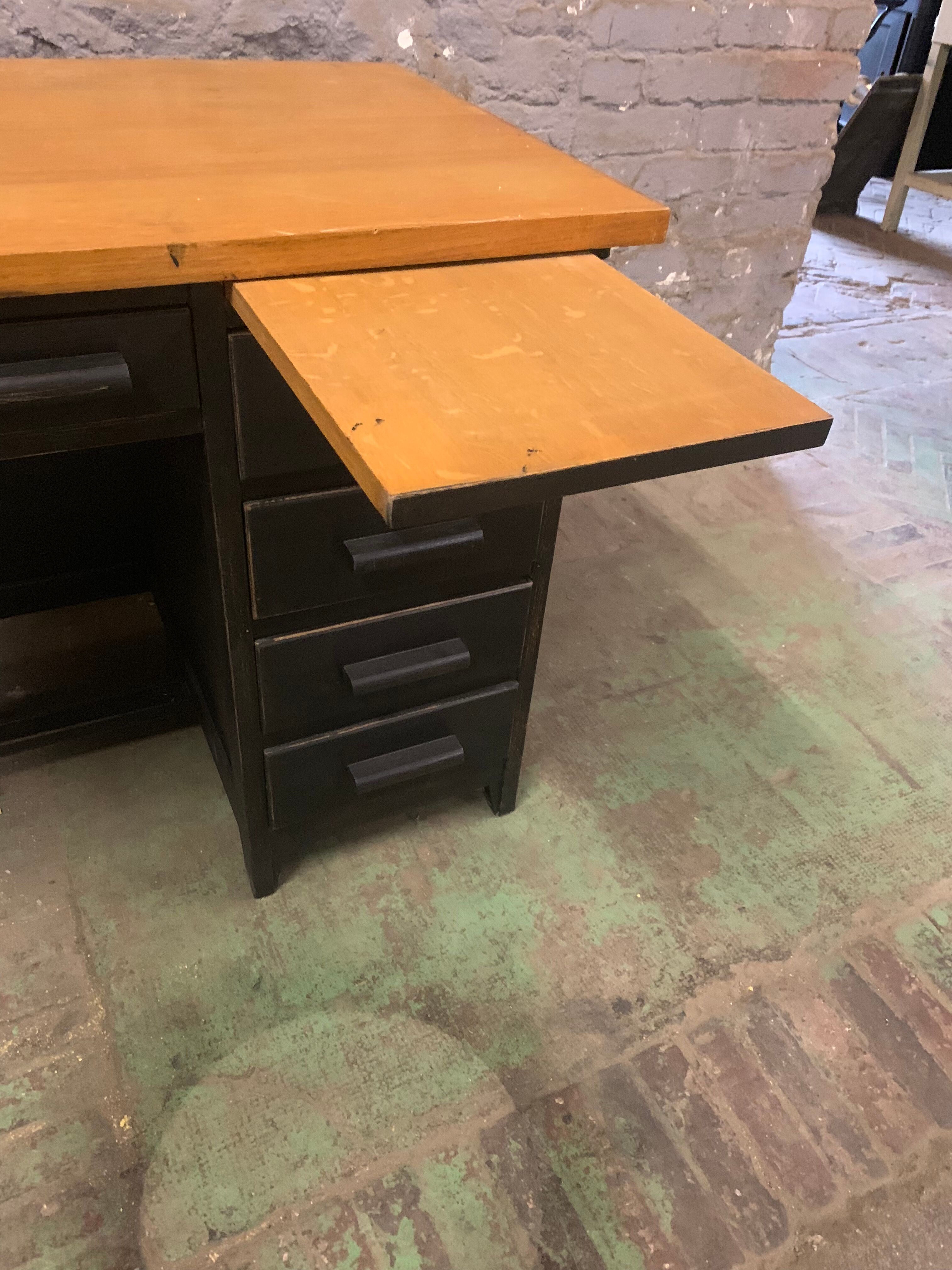 Old desk oak 1950