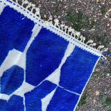 Unique natural wool Moroccan rug 2.5x1.5 m