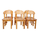 Rainer Daumiller Dining Chairs Pine Wood 1970s