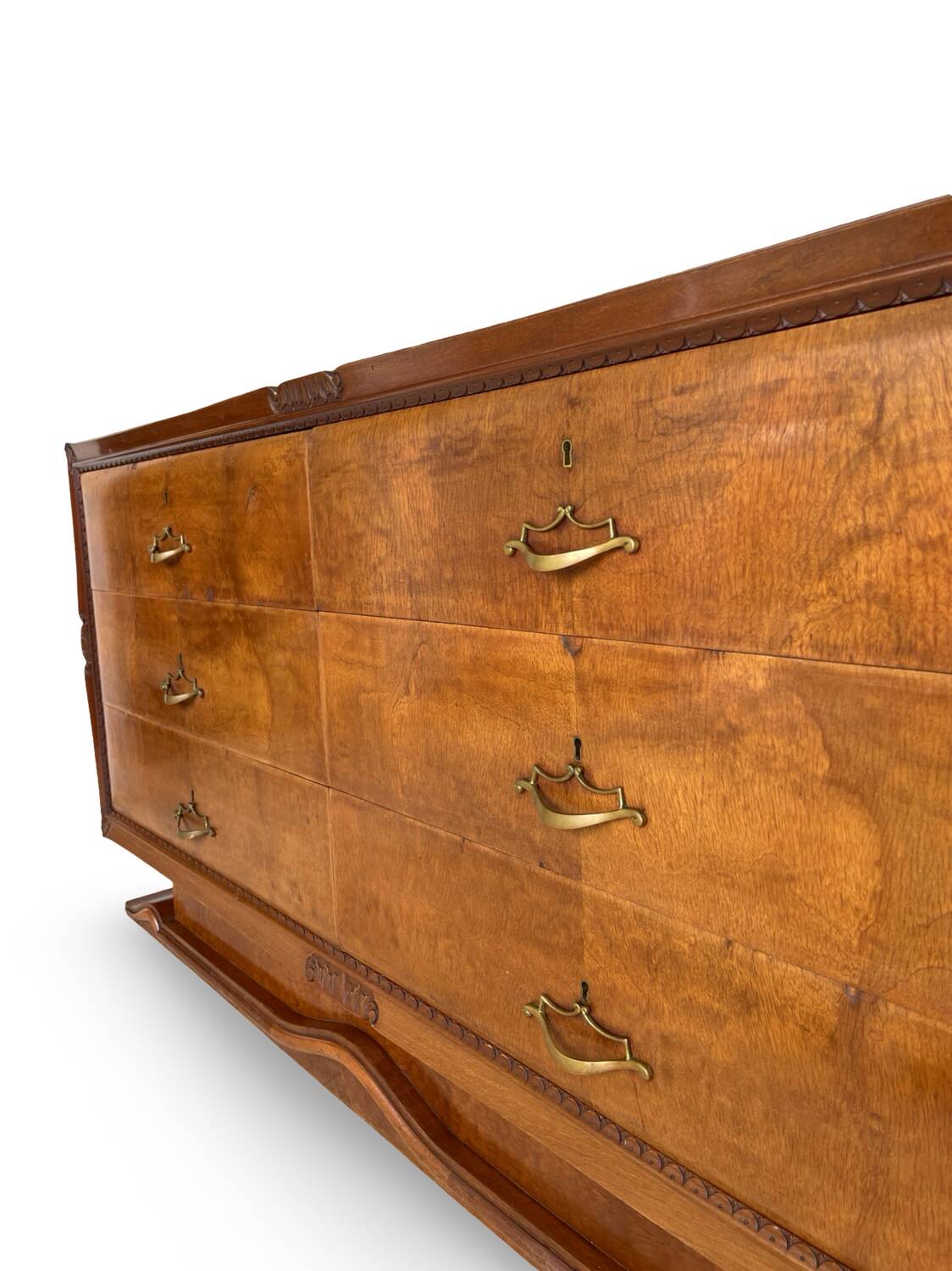 An art deco Italian chest of drawers, Italy 1950s