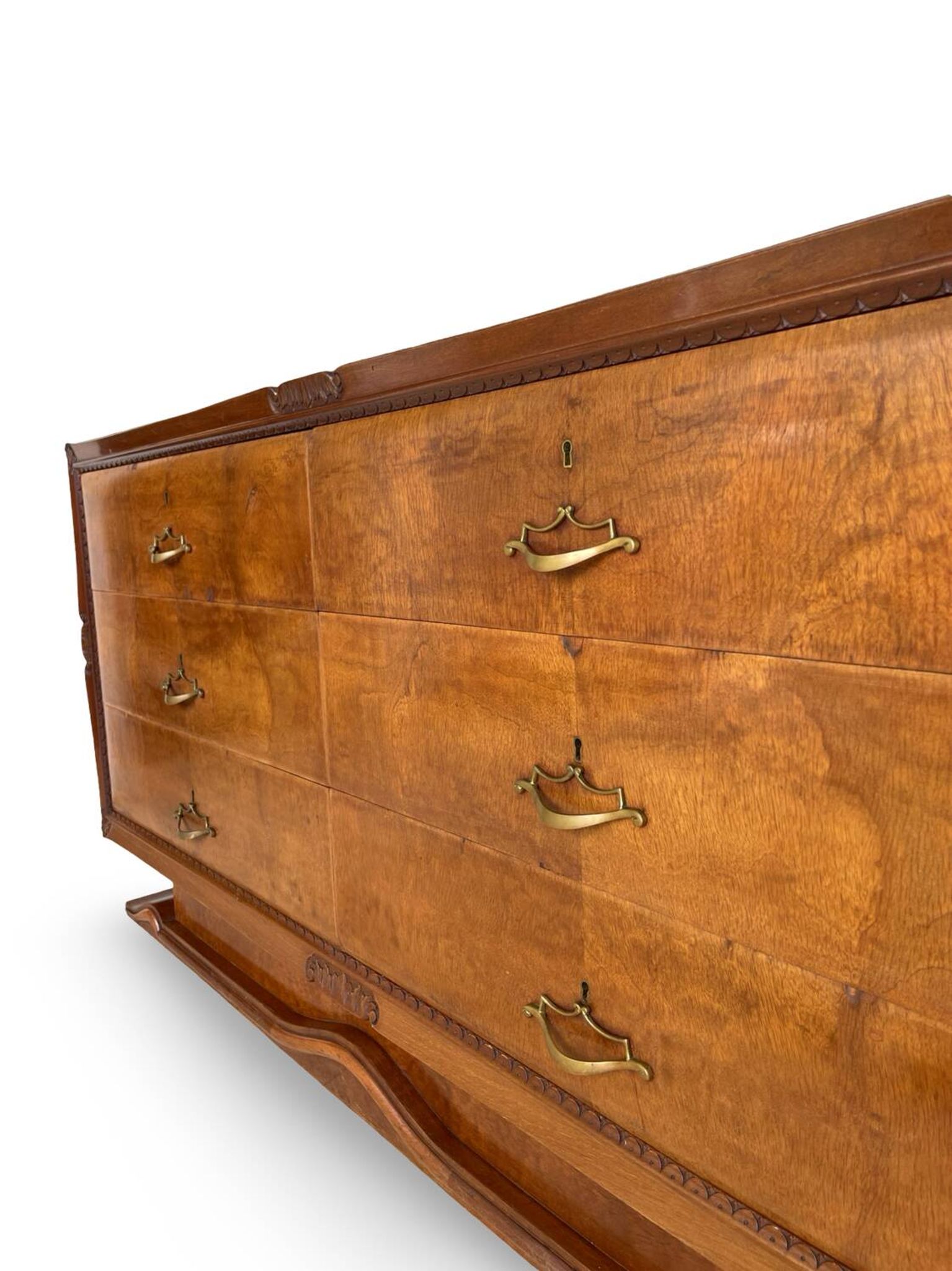 An art deco Italian chest of drawers, Italy 1950s