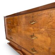 An art deco Italian chest of drawers, Italy 1950s