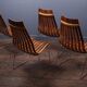 Set of 4 mid century dining chairs by Hans Brattrud for Hove Mobler