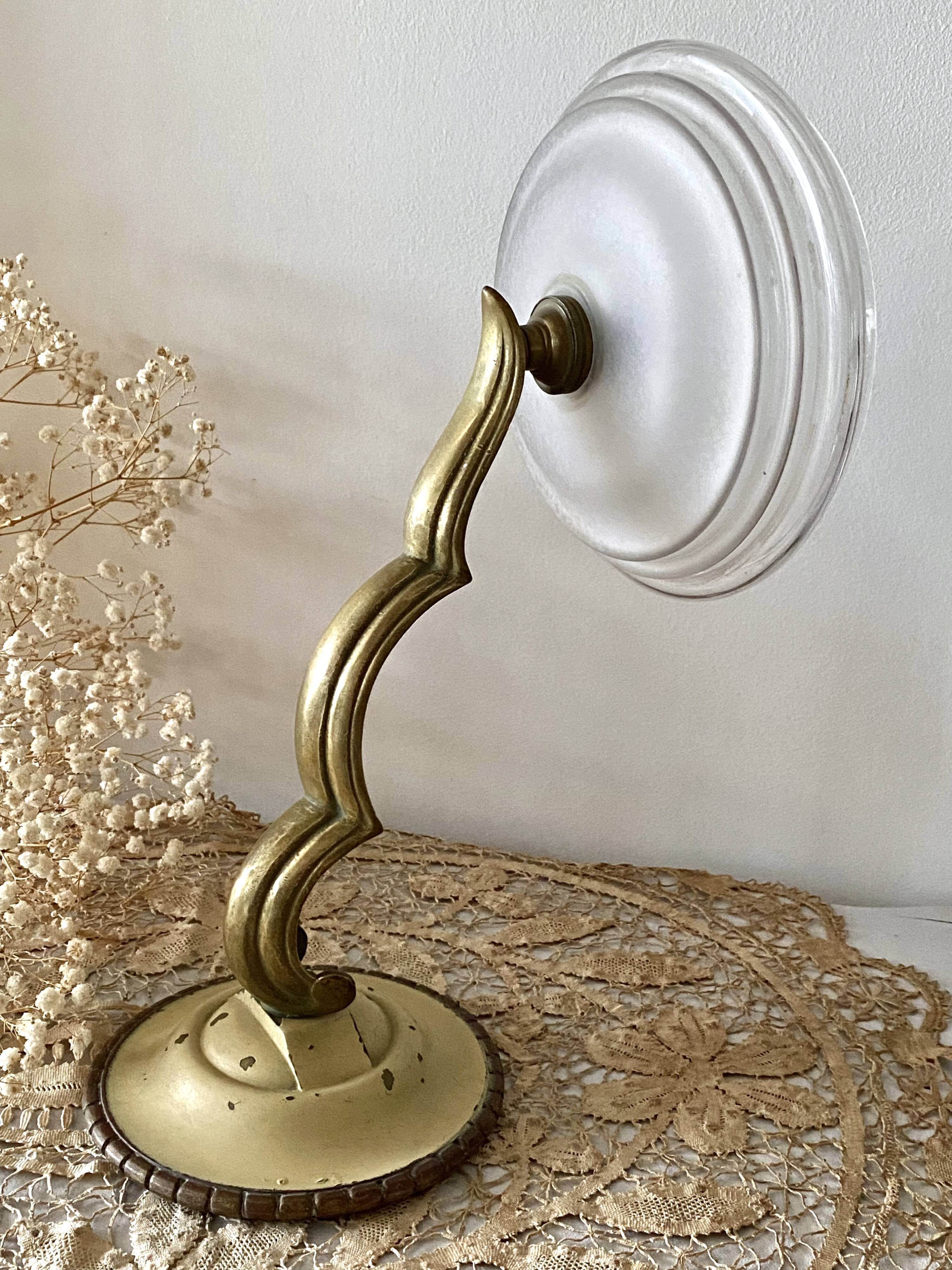 1930s bronze wall light