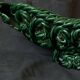 Green woven ceramic fruit bowl