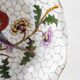 Hand-painted Limoges porcelain bird emptier