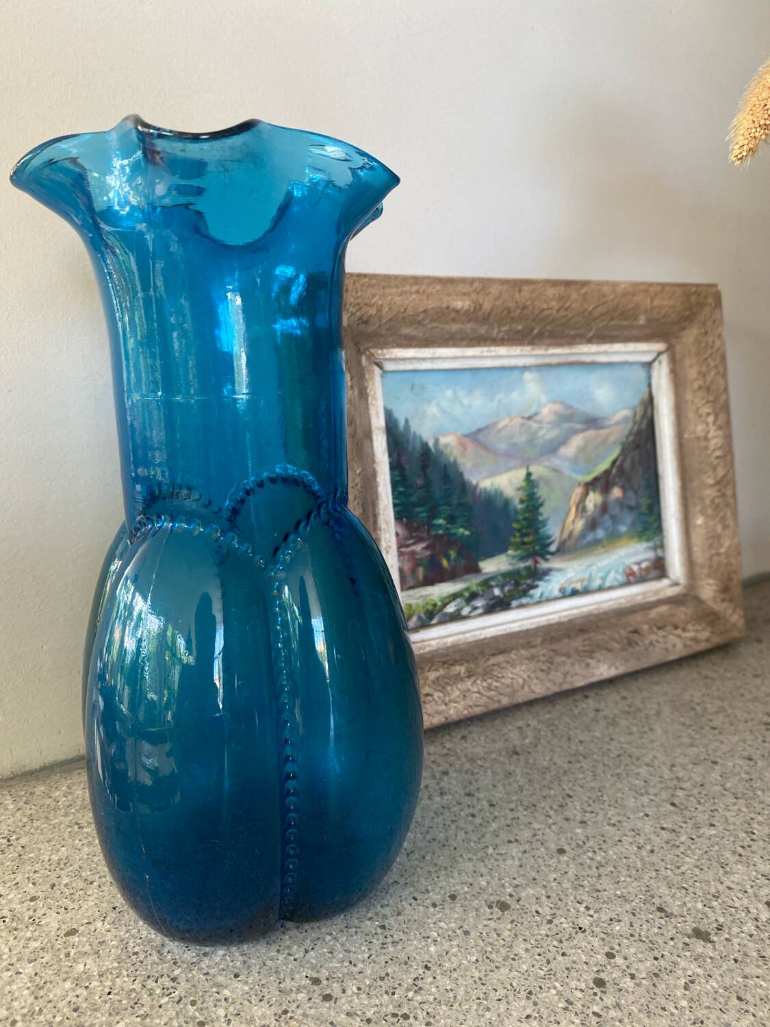 Blue vase