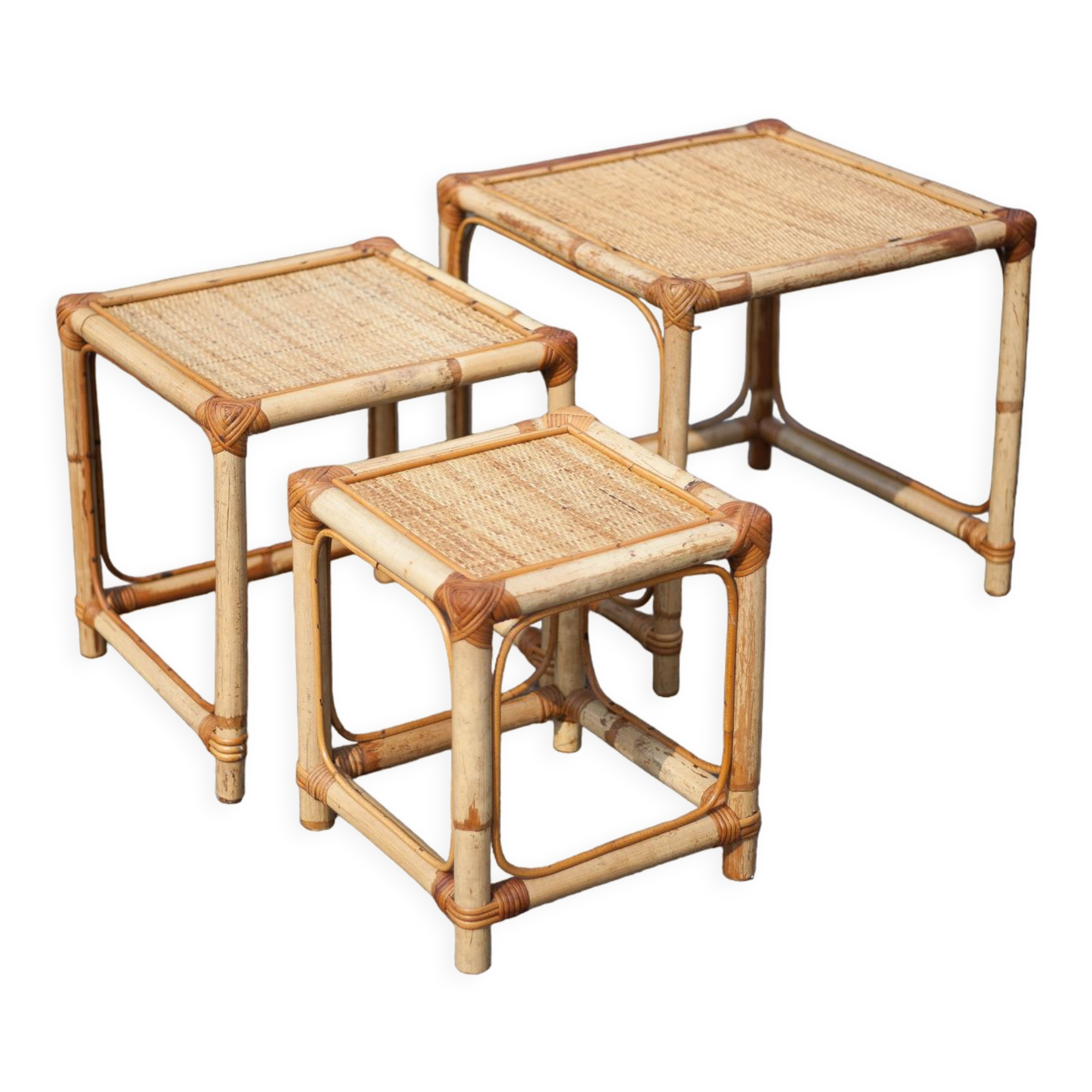 Rattan coffee tables