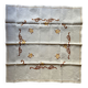Vintage hand-embroidered square tablecloth