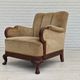 1950s, Danish design, set of armchairs, teak wood, velour, original condition.