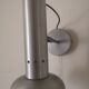 Wall lamp in brushed metal, design 1970