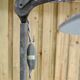 Adjustable gray metal lamp