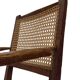 Art Deco easy chair minimalist oak wicker minimalist design