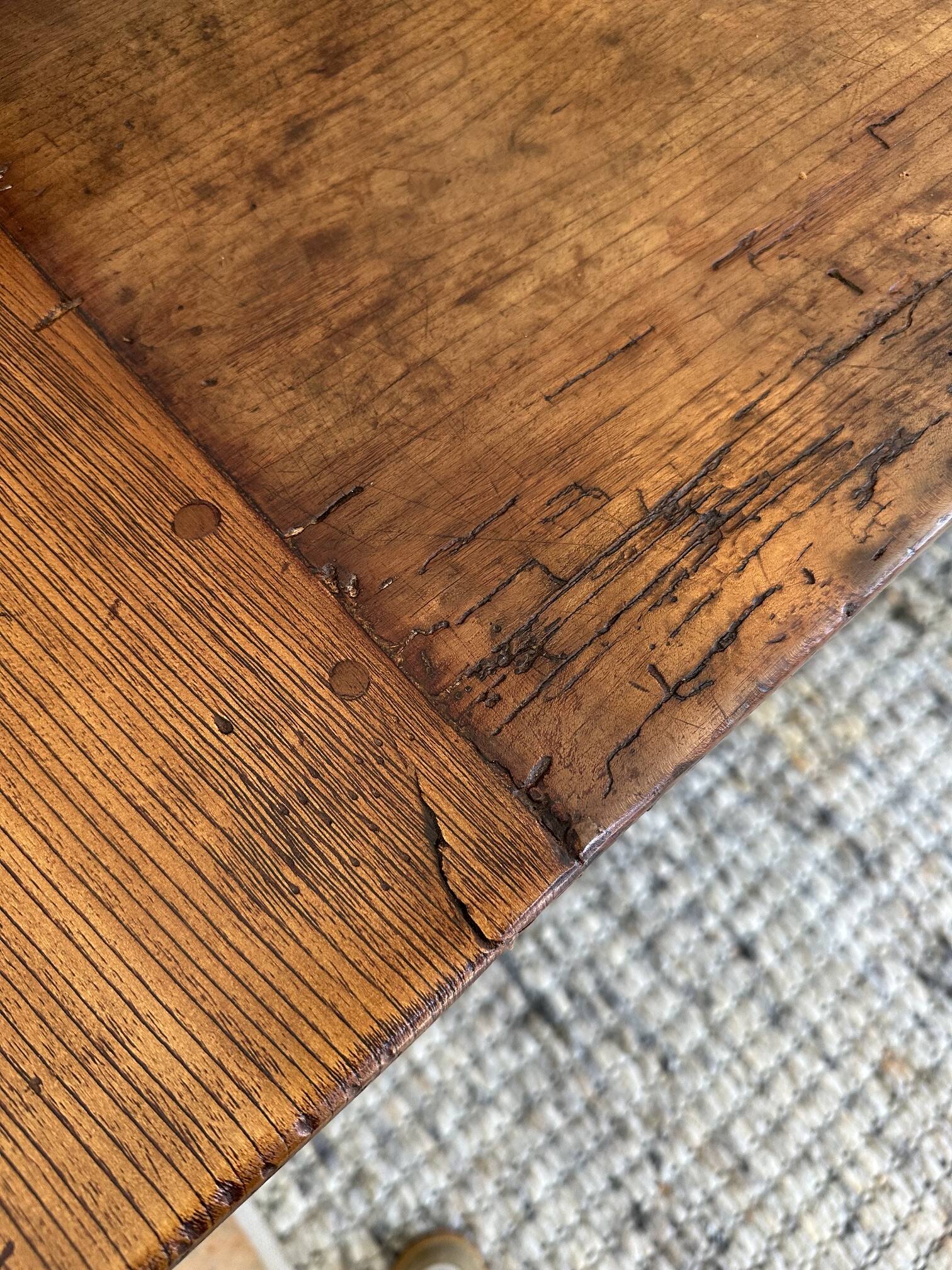 Grande table de ferme antique